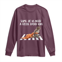 Punch Mokey Meme Long Sleeve Shirt Some Of Us Need a Little Extra Love