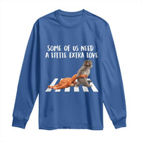 Punch Mokey Meme Long Sleeve Shirt Some Of Us Need a Little Extra Love