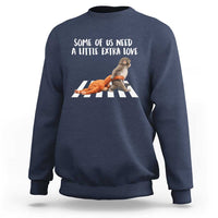Punch Mokey Meme Sweatshirt Some Of Us Need a Little Extra Love