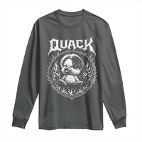 Funny Duck Metal Concert Long Sleeve Shirt Rock Music Quack Meme