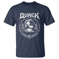 Funny Duck Metal Concert T Shirt Rock Music Quack Meme