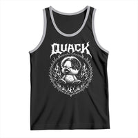 Funny Duck Metal Concert Tank Top Rock Music Quack Meme