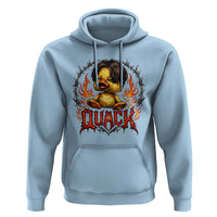 Funny Duck Metal Concert Hoodie Rock Band Quack Meme