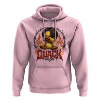 Funny Duck Metal Concert Hoodie Rock Band Quack Meme