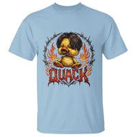 Funny Duck Metal Concert T Shirt Rock Band Quack Meme