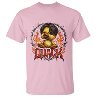 Funny Duck Metal Concert T Shirt Rock Band Quack Meme