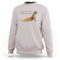 Punch Mokey Sweatshirt Viral Trend Baby Monkey Meme