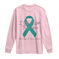 Sexual Assault Awareness Long Sleeve Shirt I Stand With The Victims