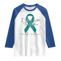 Sexual Assault Awareness Raglan Shirt I Stand With The Victims