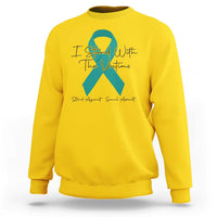 Sexual Assault Awareness Sweatshirt I Stand With The Victims