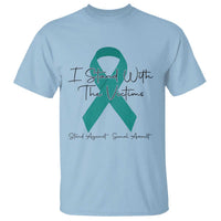 Sexual Assault Awareness T Shirt I Stand With The Victims