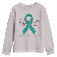 Sexual Assault Awareness Youth Sweatshirt I Stand With The Victims