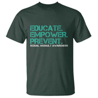 Sexual Assault Awareness T Shirt Educate Empower Prevent