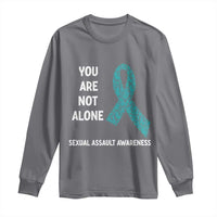 Sexual Assault Awareness Long Sleeve Shirt You Are Not Alone