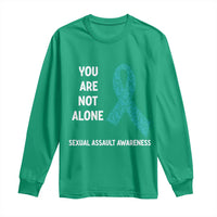 Sexual Assault Awareness Long Sleeve Shirt You Are Not Alone