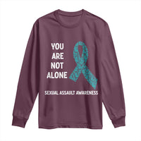 Sexual Assault Awareness Long Sleeve Shirt You Are Not Alone