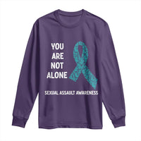 Sexual Assault Awareness Long Sleeve Shirt You Are Not Alone