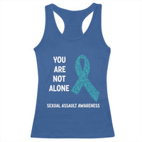 Sexual Assault Awareness Racerback Tank Top You Are Not Alone