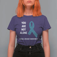 Sexual Assault Awareness T Shirt For Women You Are Not Alone