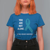 Sexual Assault Awareness T Shirt For Women You Are Not Alone