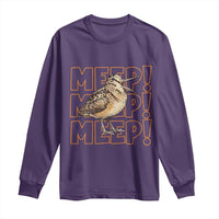 Woodcock Meep Long Sleeve Shirt Funny Nature Lover