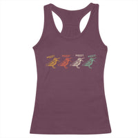 Meep Woodcock Racerback Tank Top Retro Timberdoodle Wildlife