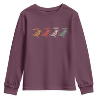 Meep Woodcock Youth Sweatshirt Retro Timberdoodle Wildlife