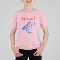 Meep Woodcock T Shirt For Kid Cute Bird Meme