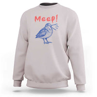 Meep Woodcock Sweatshirt Cute Bird Meme