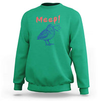 Meep Woodcock Sweatshirt Cute Bird Meme