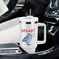 Meep Woodcock Tumbler With Handle Cute Bird Meme