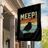 Meep Woodcock Garden Flag Funny Nature Lover