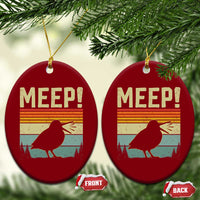 Meep Woodcock Ceramic Ornament Funny Nature Lover