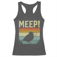 Meep Woodcock Racerback Tank Top Funny Nature Lover