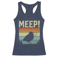 Meep Woodcock Racerback Tank Top Funny Nature Lover