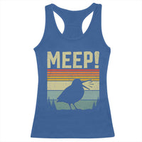 Meep Woodcock Racerback Tank Top Funny Nature Lover