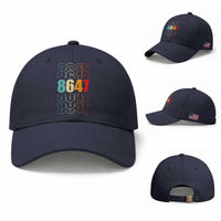 Retro Vintage 8647 Baseball Cap Subtle Anti FDT