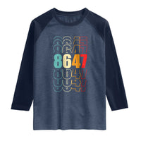 Retro Vintage 8647 Raglan Shirt Subtle Anti FDT