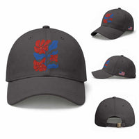 86 47 Boho Floral Matisse Baseball Cap No Kings Oligarchy FDT Political Protest