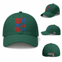 86 47 Boho Floral Matisse Baseball Cap No Kings Oligarchy FDT Political Protest