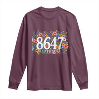 86 47 Floral Boho Style Long Sleeve Shirt Subtle FDT