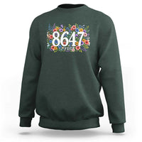 86 47 Floral Boho Style Sweatshirt Subtle FDT