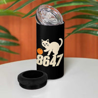 8647 FDT 4 in 1 Can Cooler Tumbler Funny Cat Political Meme