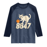 8647 FDT Raglan Shirt Funny Cat Political Meme
