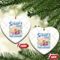 School's Out For Summer Ceramic Ornament Funny Raccoon Last Day of School Teacher