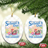 School's Out For Summer Ceramic Ornament Funny Raccoon Last Day of School Teacher