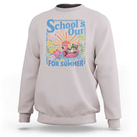 School's Out For Summer Sweatshirt Funny Raccoon Last Day of School Teacher