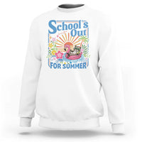School's Out For Summer Sweatshirt Funny Raccoon Last Day of School Teacher