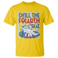 Chill The Fourth Out T Shirt Funny Alligator 4th Of July