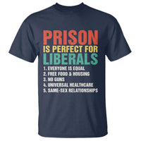 Prison Is Perfect For Liberals T Shirt Funny Anti Liberal Quote